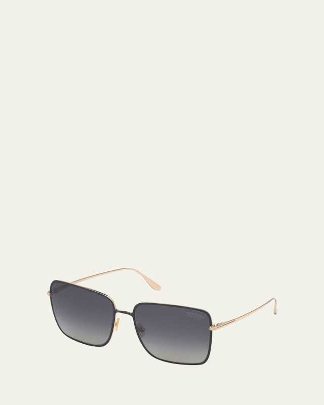 Heather Square Metal Sunglasses
